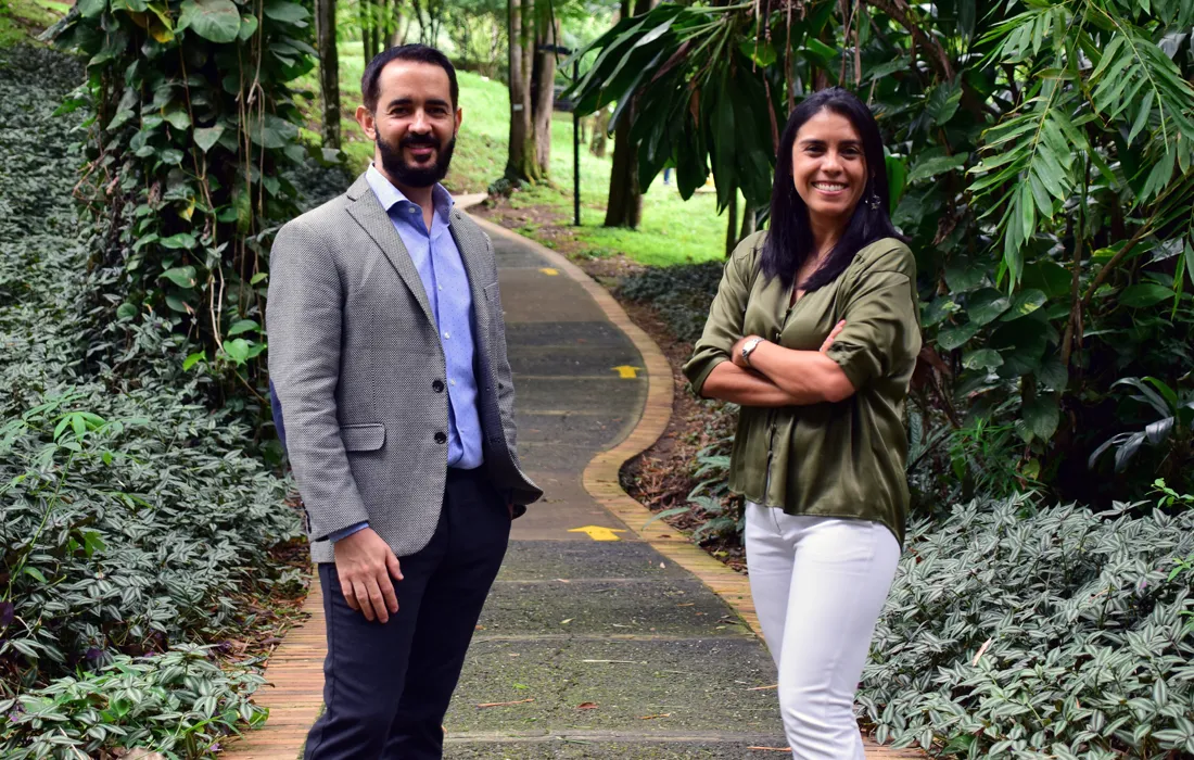 Pavel Vidal Alejandro y Lya Paola Sierra, docentes creadores del IMAE