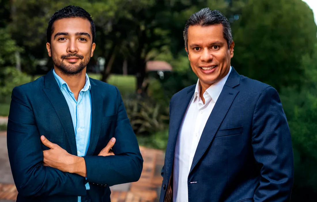 Sebastián López Estrada y Alexei Arbona, profesores del Departamento de Economía de la Javeriana Cali