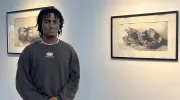 Estudiantes de Artes Visuales exploraron la memoria en la exposición 'Huellas entre lápiz y agua'