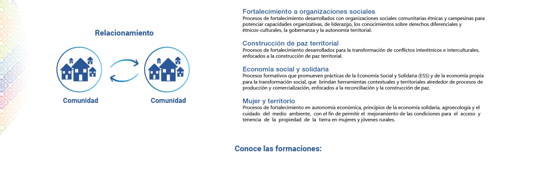 Relacionamiento comunidad-comunidad