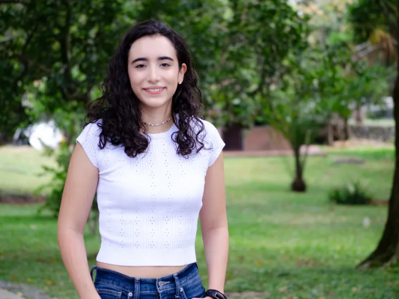 Manuela Zuluaga, de Ingeniería Mecánica de la Javeriana Cali