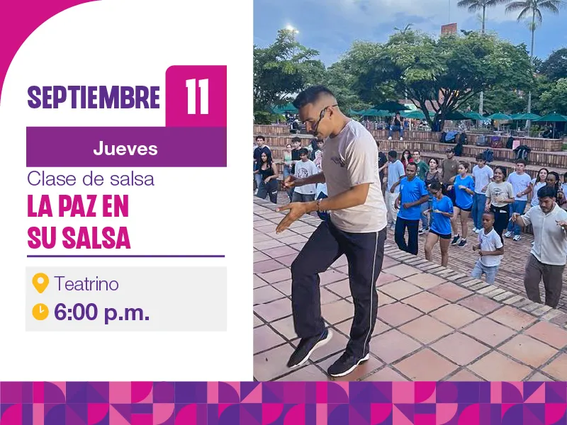 La paz en su salsa